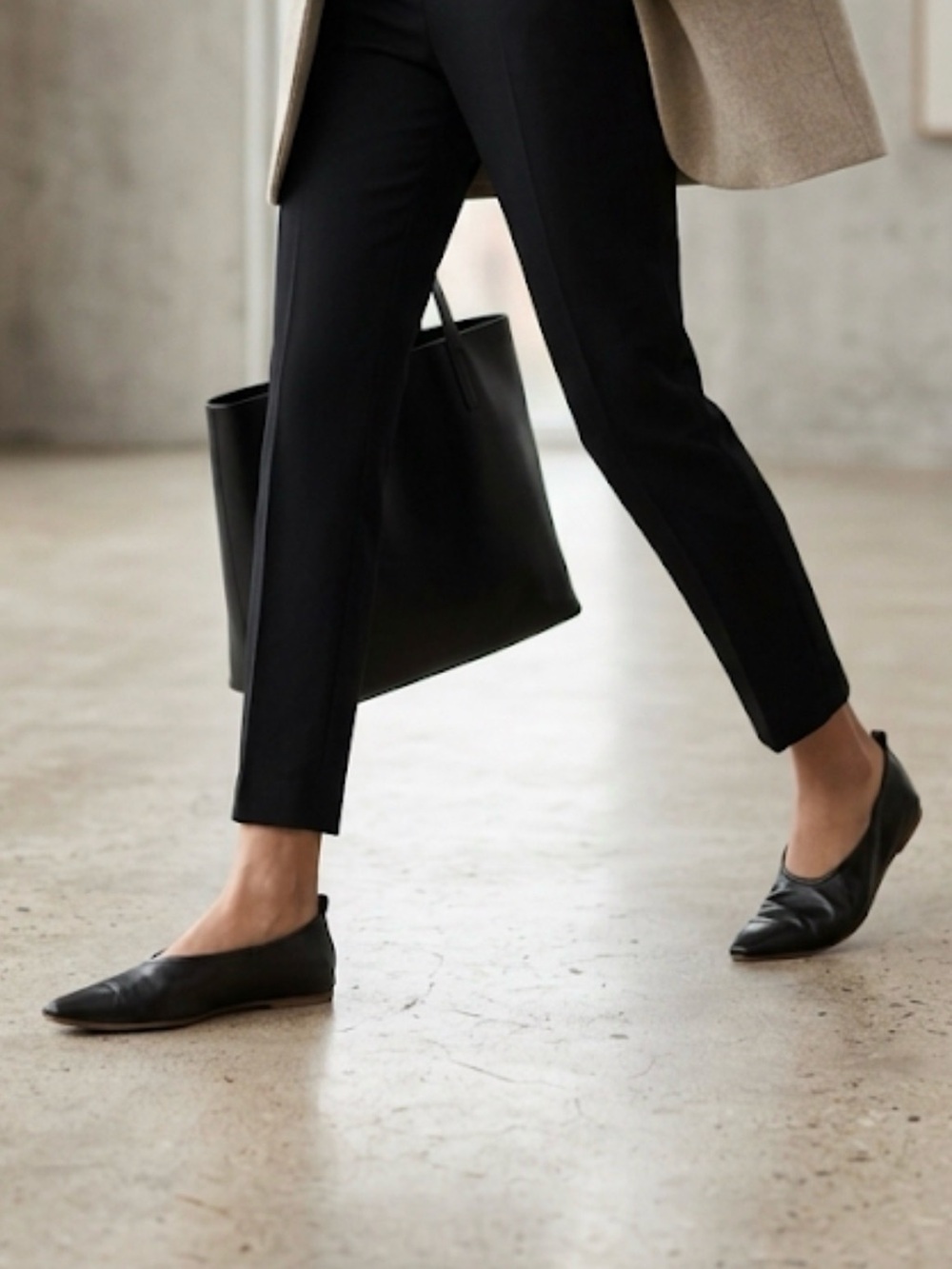 Stella McCartney Black Interior Label Tote or Shoe